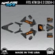 Graphics Kit for KTM Electric Mini SXE2 (2024+) Razor Series - Orange Shift