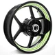 For Suzuki SV 650X 19-20 0 Motorcycle Inner Rim Sticker C01W Green