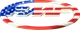 FMF Decal Sticker Pack - FMF 3Decal - USA 014853