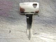 NOS Silca Made in Italy KW14R Key Blank Fits: Kawasaki Motorcycle