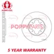 Fits Rover 600 Honda Accord 1.9 2.0 2.2 2.3 2.5 GCP Front Brake Disc