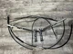 Harley Dyna Fat Bob Fat Drag Bar Handlebars Cable Set Brake Lines Risers Clamp
