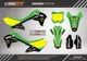 2020 2021 2022 2023 2024 2025 KLX 300 R Graphics Kit Kawasaki KLX300R Green