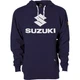 Factory Effex Suzuki Vertical Pullover Hoodie - Navy | XL