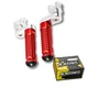 Mpro 25mm Extended Red Rider Foot Pegs For Triumph Tiger 955i / Tiger 900 01-07