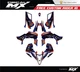 Fits YAMAHA YFZ450R 450X (2014 to 2024) graphic kit decals stickers racing yfz