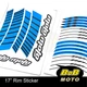 AA02 17" Wheel Rim Stickers Stripes Tape Yellow For Ducati Monster 797 17-19 17