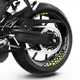 17 inch Vinyl Wheel Rim Stickers S25B For Kawasaki Z000 19 20 21 22 23