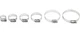 Helix 14-0062 111-6208 STAINLESS STEEL HOSE CLAMPS 10-25MM 10/PK