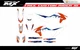 Fits KTM XCW XCFW EXC EXCF 2020 to 2023 / SX SXF XC XCF2019 to 2022 graphics kit
