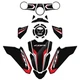 Carbon Triple Yoke Defender Sticker Tank Pad Decals for Honda CBR650R 2019-2022