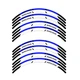 Blue P04B Bike Decal Rim Sticker For Honda CB 599 / CB600 HORNET 1998-2006 05 04