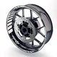 17 inch WHITE Wheel Rim Stickers Decals Stripes Tape Graphics AA02 For Kawasaki