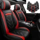 Car Seat Cover For Honda CR-V Full Set PU Leather 5-Seat Luxury Seat Protector