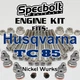NICKEL ENGINE BOLT KIT HUSQVARNA TC 85 CYLINDER HEAD CRANKCASE CLUTCH COVER TC85