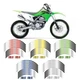 21" 18" RIM WHEEL STICKERS STRIPES FOR KAWASAKI KLX 400/R 450R 230/R 300/R