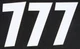 Dcor SX Plate Number #7 4"H White 3-Pack