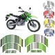 21" 18" RIM STRIPES WHEEL STICKERS FOR KAWASAKI KLX 400R 2003-2005 400 2000-2016