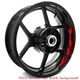 17'' Rim Wheel Decal Strip Tape Sticker For Honda CBR650R CBR650F