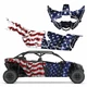 2017+ Can Am X3 Maverick MAC 4 Flag 4th Design Graphic Kit Wraps Decals Off Road