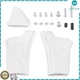Left & Right Side Panels Covers Set White For Honda XR200R 1984 1985 1986-2002