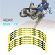 21" 19" R01B Dirt Bike Wheel Rim Stickers For Kawasaki KX 250F 04-21 20 19 18