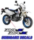 Blue Swingarm Decals Sticker graphics Fits Suzuki Drz 400 drz400e DRZ400 Drz400s