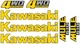 #B5676 Kawasaki Mule 610 Decal Sticker Kit Kit LAMINATED