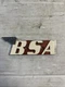 BSA A65 A65T A70 PETROL TANK FUEL GAS TANK BADGE ORIGINAL SOLD AS ONE 60-2568