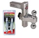 Trimax 8" Adjustable Aluminum Drop Hitch & Keyed Alike Lock Set for 2" Receivers