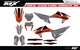 Fit KTM XCW XCFW EXC EXCF 2020 to 2023 & 2019 to 2022 SX SXF XC XCF graphic kit