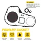 Primary Clutch Cover Gasket Seal Kit for Harley 1999-06 Electra Glide Road Glide