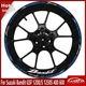 17Inch For Suzuki Bandit GSF 1200/S 1250S 400 600 Accessories Wheel Sticker Set