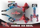 HONDA XR 650 XR650L SEMI CUSTOM GRAPHICS DECALS STICKER KIT SONIC 2