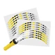 Reflective Sticker Strip Yellow Pattern SH14 For Triumph Daytona 675 R 2006-2017