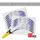 SH12 Yellow Reflective Wheel Sticker Tape For Kawasaki ER6N 2006-2017