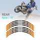 21" 18" A01B Stripe Dirt Bike Wheel Rim Stickers For BETA 500 RS 15-16