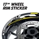 ZZDX 17'' Rim Wheel Stickers Decal Graphic Kit Set For Suzuki SV 650X 19-20