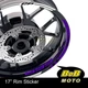 17" Blue Rim Wheel Decals Stickers AA02 For Ducati 899 PANIGALE 13-16 14 15 16