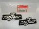 Honda NOS CB750 Side Cover Emblem Set 750 K3 K4 K5 76 87123-341-673 CB750K