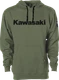 FACTORY EFFEX Kawasaki Squad Pullover Hoodie Army Green XL 26-88106