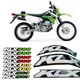 3D Glue Swingarm Stickers Decals For KAWASAKI 2002-2004 KLX 400 KLX400R KLX400SR