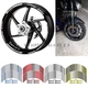 Motorcycle Stripes Wheel Tape Decals Stickers For Yamaha MT-07 MT07 RIM 17"