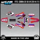 Graphics Kit for COBRA CX50 JR 2014-2021 Split Series - Red