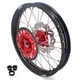 KKE 19" CNC Rear Wheel Rim Fit Honda XR400R 1996-2004 XR600R 1991-2000 Red Hub