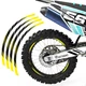 Yellow Dirt Bike MX Wheel Rim Sticker L02B For Honda CRF 450RL 25 24 23 22 21