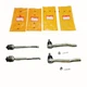OEM 4x Front Inner & Outer Tie Rod Ends for Honda Pilot 16-23 Passport Acura MDX
