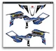 Fits Yamaha YFZ 450R 450X 09-13 graphic decal kit stickers 450r 2009 to 2013