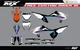 Fit KTM XCW XCFW EXC EXCF 2020 to 2023 & 2019 to 2022 SX SXF XC XCF graphic kit