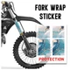 For Yamaha WR250F WR450F YZ65 YZ250FX Fork Wrap Sticker TT022